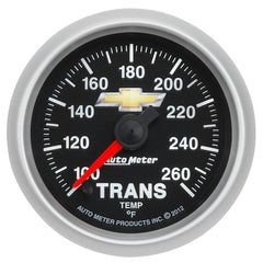 AutoMeter 2-1/16" Trans Temp, 100-260 F, Digital Stepper Motor, Chevy Gold Bowtie