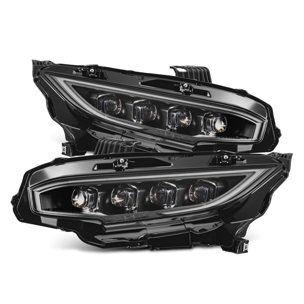 AlphaRex Projector Headlights Black - 880491