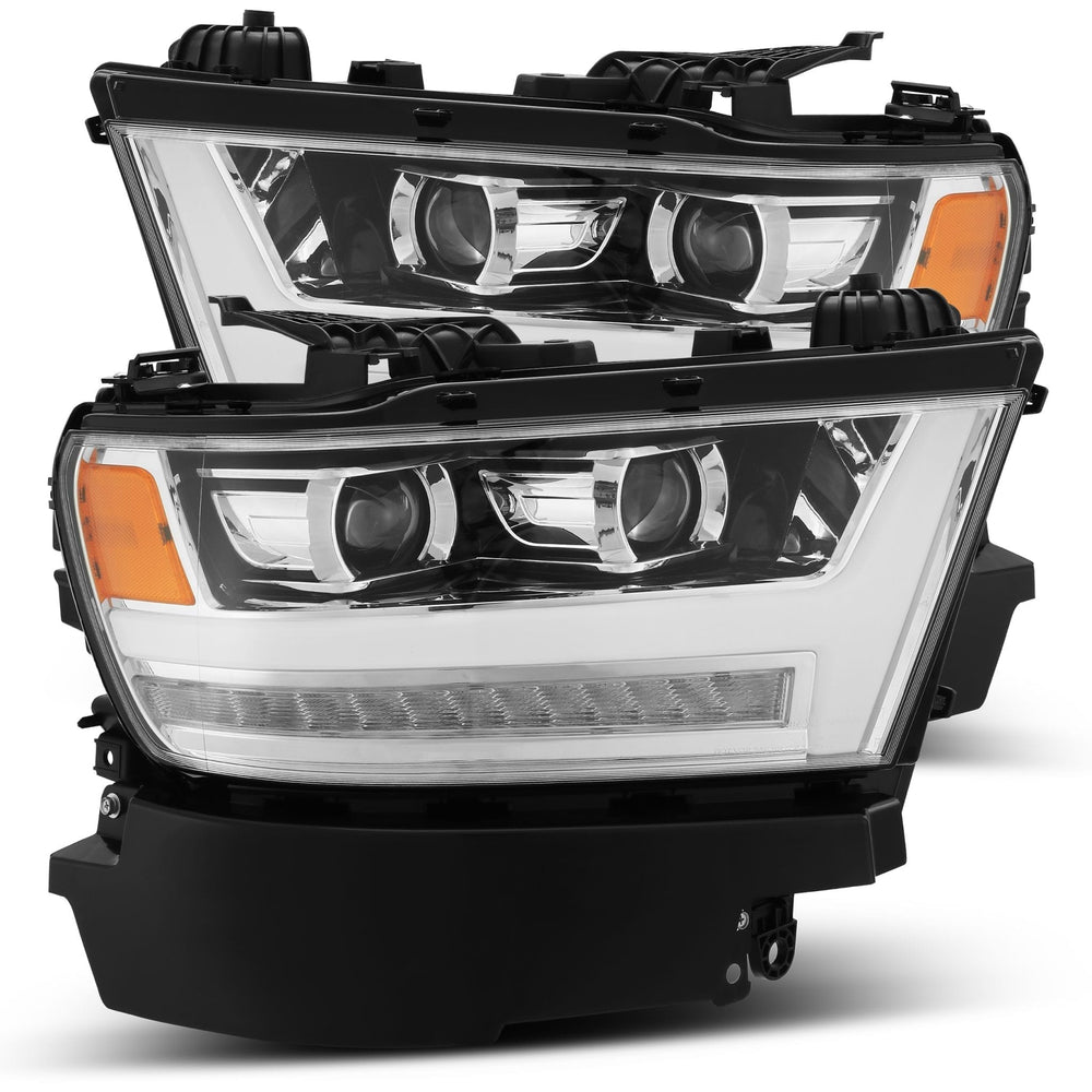 AlphaRex Projector Headlights Plank Style Design Chrome - 880514