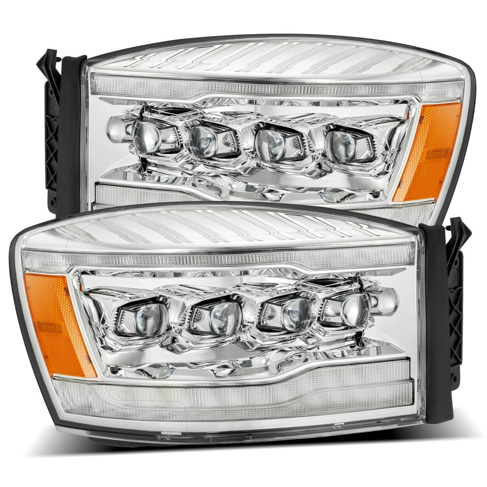 AlphaRex LED Projector Headlights in Chrome - 880537