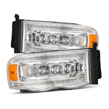 AlphaRex LED Projector Headlights in Chrome - 880565