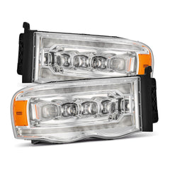 AlphaRex LED Projector Headlights in Chrome - 880565