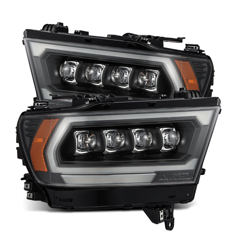 AlphaRex LED Projector Headlights in Black - 880578