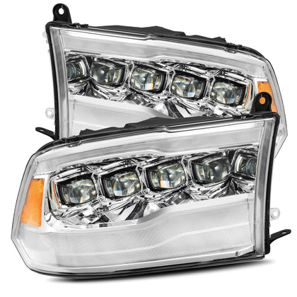 AlphaRex LED Projector Headlights Plank Style Design Chrome - 880591