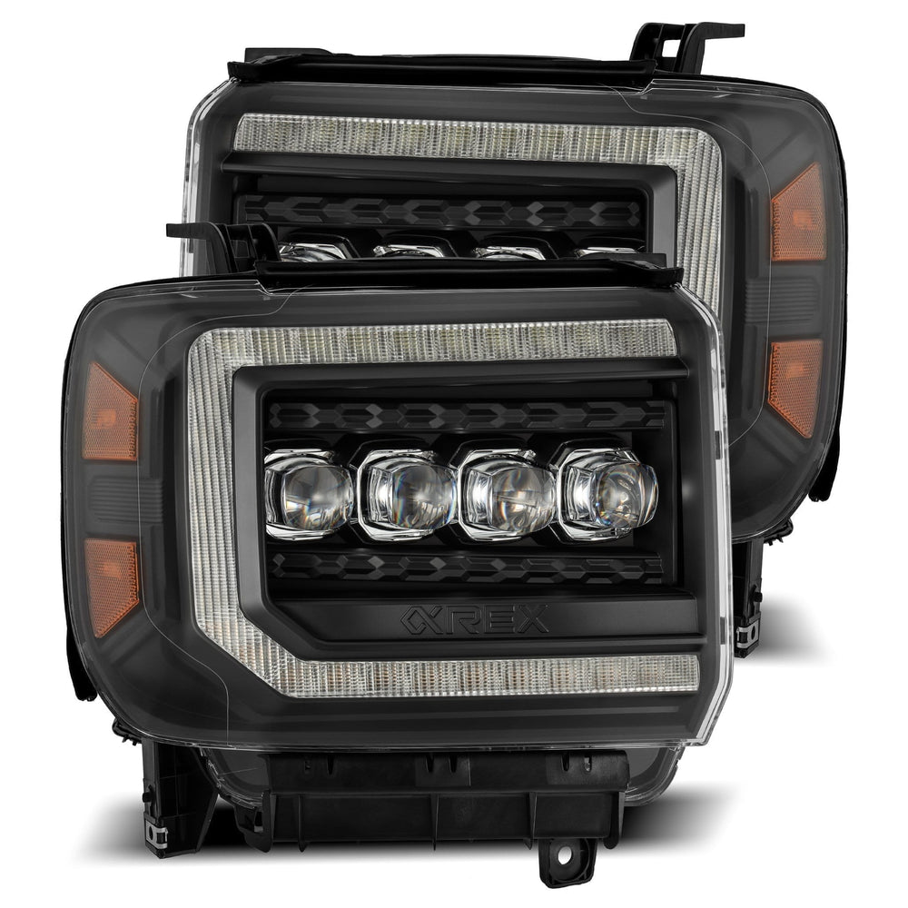 AlphaRex LED Projector Headlights in Black - 880617