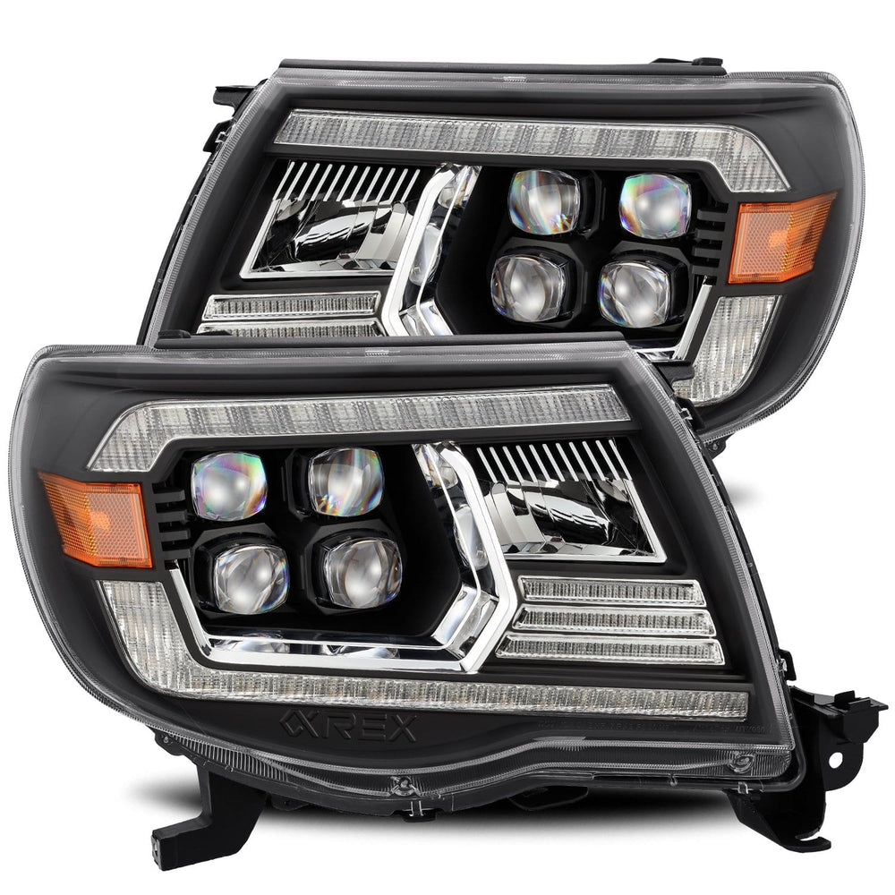AlphaRex LED Projector Headlights in Black - 880742