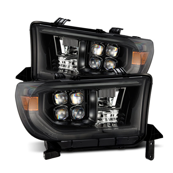 AlphaRex Projector Headlights Alpha-Black — 2007-2013 Toyota Tundra (880820)