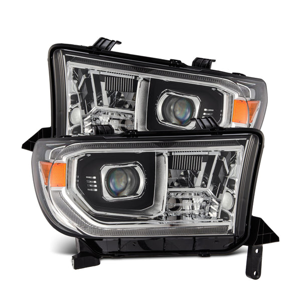 AlphaRex Projector Headlights Chrome — 2007-2013 Toyota Tundra/08-17 Sequoia (880824)
