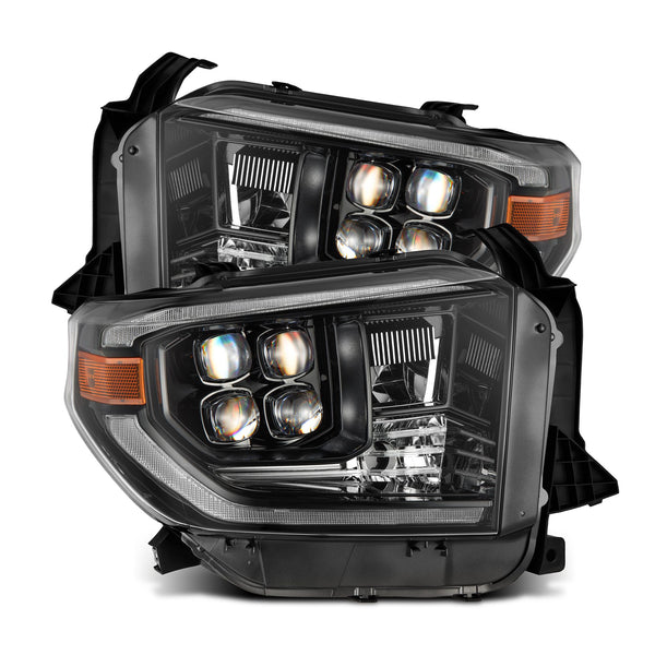 AlphaRex Projector Headlights Alpha-Black — 2014-2021 Toyota Tundra (880832)