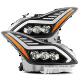 AlphaRex LED Projector Headlights in Black - 881986