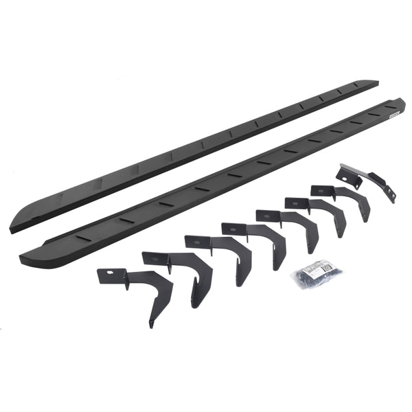 Go Rhino Ensemble complet de marchepieds RB10 Slim Line 80 po 2015-2027 Colorado/Canyon cabine d'équipe - revêtement en poudre texturé (63423580SPC)
