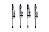 F&R VULCAN SERIES RESERVOIR SHOCKS - 2.5"-3" LIFT HEIGHT — BRUSHED SILVER (889730VR)
