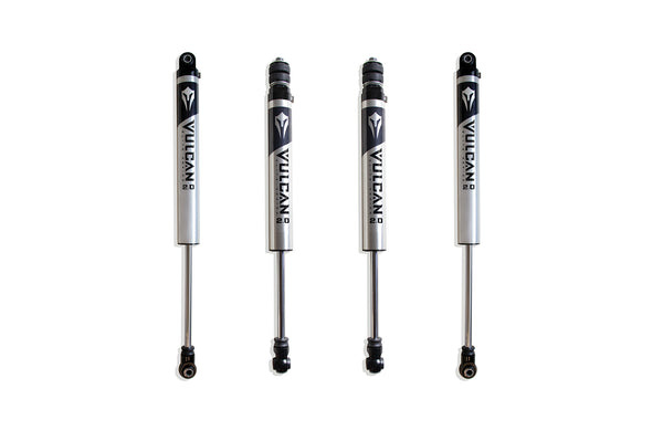MaxTrac Amortisseurs série Vulcan IFP AV et AR - rehaussement de 4.5 po — argent brossé (889745V)