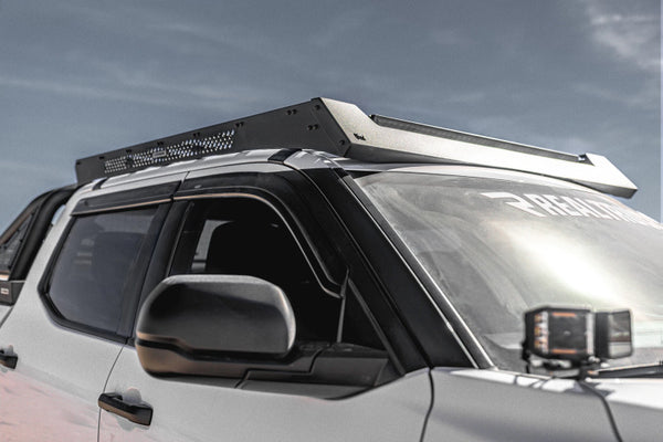 Go Rhino Support de toit bas profil Ceros 22-23 Toyota Tundra CrewMax - noir texturé