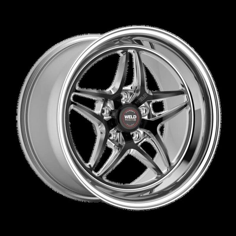 Weld S81 17x10 / 5x112 7.3BS / 3.18ID embase moyenne - noir