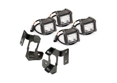 Rugged Ridge Apillar Light MNT KIT Black DUAL CUBE 0718 JK