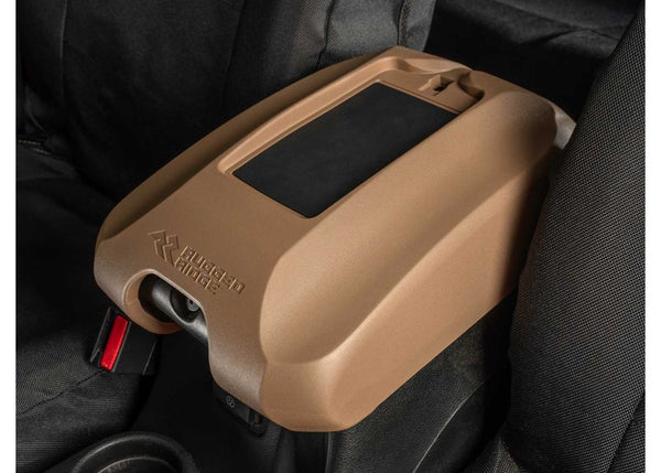 Rugged Ridge 1118 Wrangler Console Cover W/PHONE Holder TAN