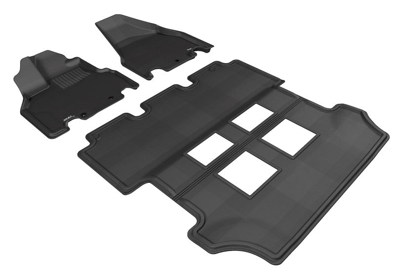 3D MAXpider Ensemble complet Kagu 11-17 Honda Odyssey - noir