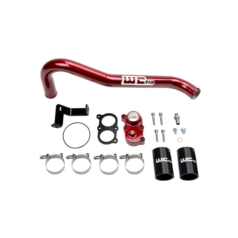 Wehrli Ensemble de boîtier de thermostat 06-10 Duramax LBZ/LMM - rouge WCFab