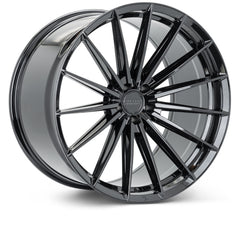 Vossen Roue HFX-4 23x11 - 5x112 - ET14 - Super Deep - 66.5 - noir brillant