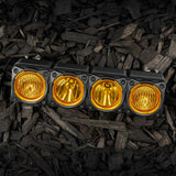 KC HiLiTES Lentille à faisceau combiné jaune Performance FLEX ERA DEL pour barres lumineuses