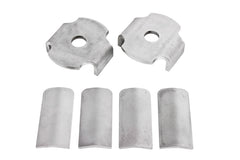 BMR Ensemble de coussinets de berceau arrière, inserts en acier seulement 15-17 S550 Mustang - brut