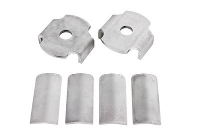 BMR Ensemble de coussinets de berceau arrière, inserts en acier seulement 15-17 S550 Mustang - brut