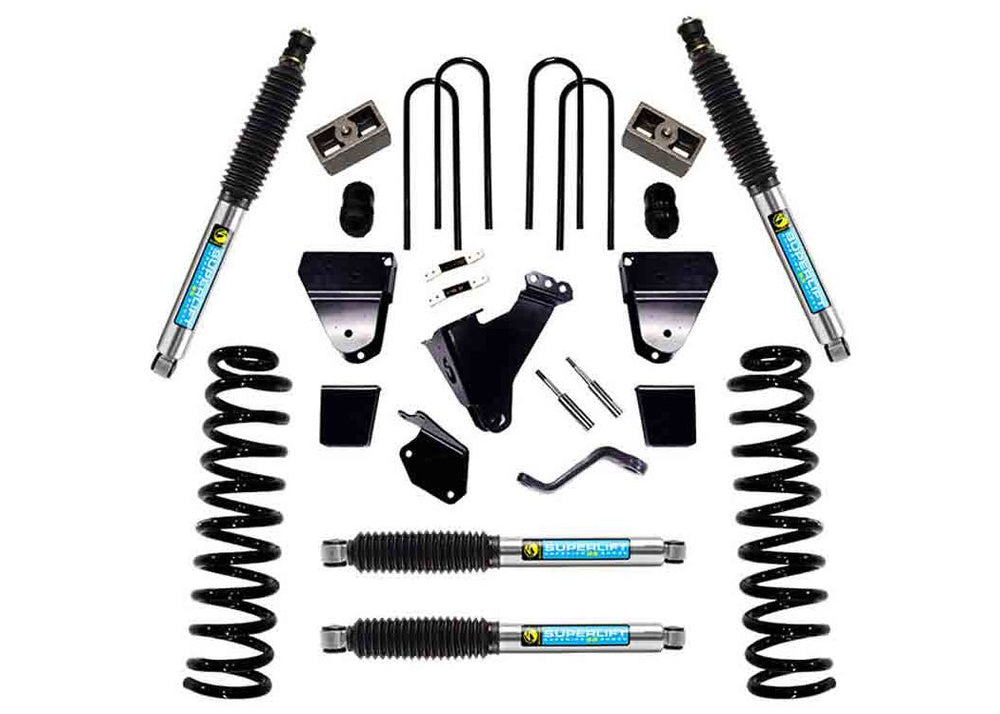 Superlift 6" Lift Kit — Bilstein Shocks, Diesel — 2005-2007 Ford F-250/F-350 Super Duty 4WD (K806B)