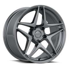Kansei Roue K15G Astro 18x10.5 po / 5x114.3 / déport 12mm / alésage 73.1mm - gris métal