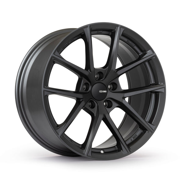 Enkei Roue Helix 18x8 po / 5x112 / déport 45mm / alésage 72.6mm - gris métal mat