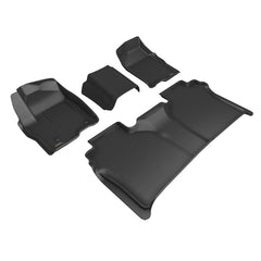 3D MAXpider Tapis de sol Kagu 19-23 GMC Sierra Crew Cab R1 R2 - noir