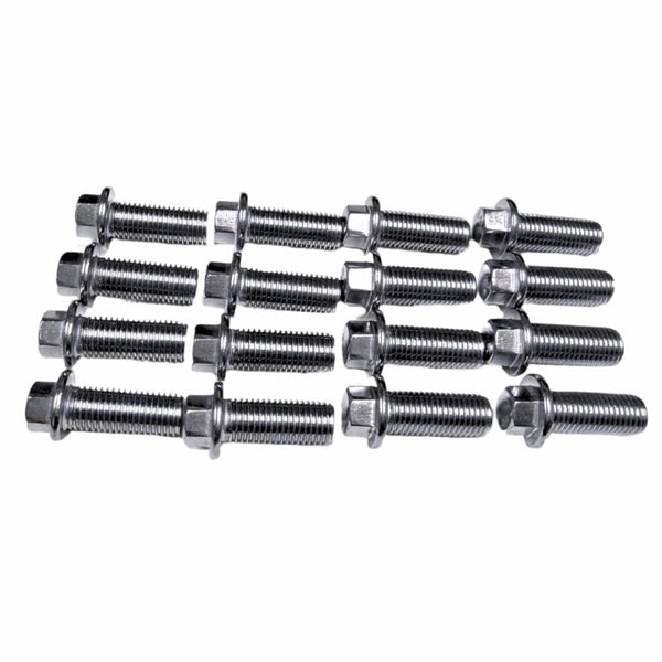 Kooks Ensemble de boulons de collecteur pour moteur Ford 5.0L 4V Coyote (filetage fin) qté 16 - boulons M10 - 1.25 x 25mm