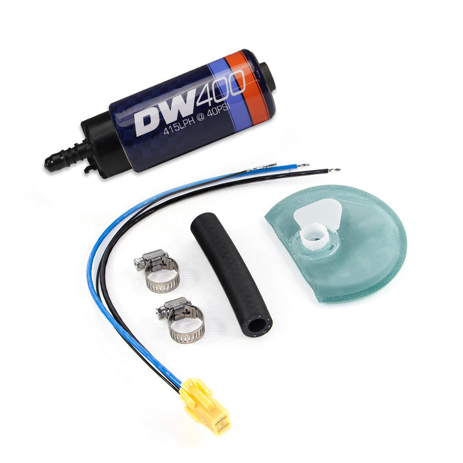 DeatschWerks Pompe à carburant dans le réservoir DW400 415LPH avec ensemble d'installation 9-1045 05-10 Ford Mustang (sauf GT500)