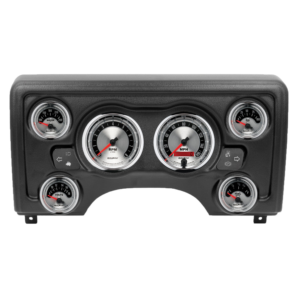 AutoMeter 6 Gauge Direct-Fit Dash Kit, Jeep TJ 97-06, American Muscle