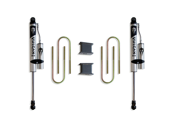 Component Box for MaxTrac 7" Lift Kit — 4" Rear Lift Box Kit w/ Vulcan Reservoir Shocks — 2002-2008 Ram 1500 (902140VR)