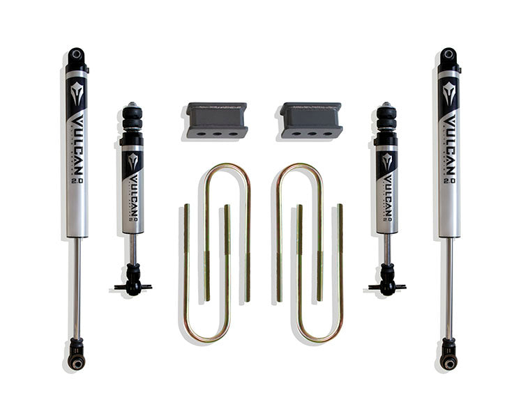 Component Box for MaxTrac Lift Kit — 2.5" Rear Lift Box Kit (3.625" X 10" U-BOLTS) (Vulcan IFP Shocks) — 2003-2008 Dodge Ram 1500 / 2500 (902225V-S)