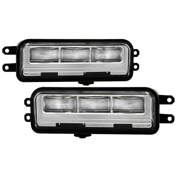 Spyder OEM Full LED Fog Lights w/ Switch - Clear — 2022-2024 Toyota Tundra (9051029)