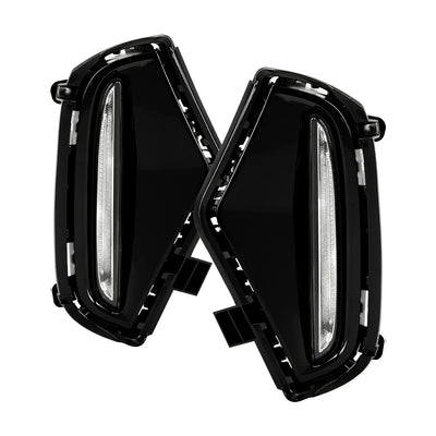 Spyder OEM Full LED Fog Lights w/ Switch - Clear — for select Toyota vehicles (9051357)