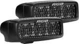 Rigid Industries Srq Series Pro Spot Diffused Midnight Surface Mount | Pair