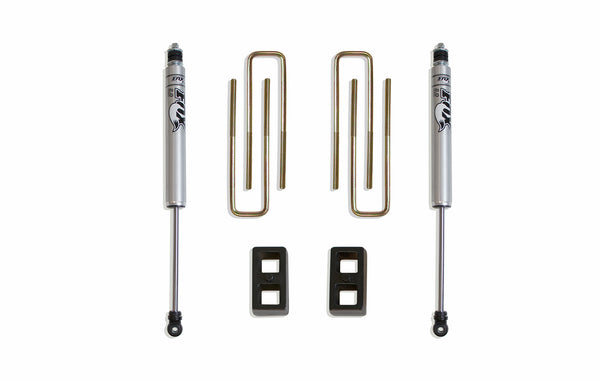 MaxTrac 2" Rear Lift Box Kit with Fox Shocks — Black Powdercoat, 2WD (906720F)