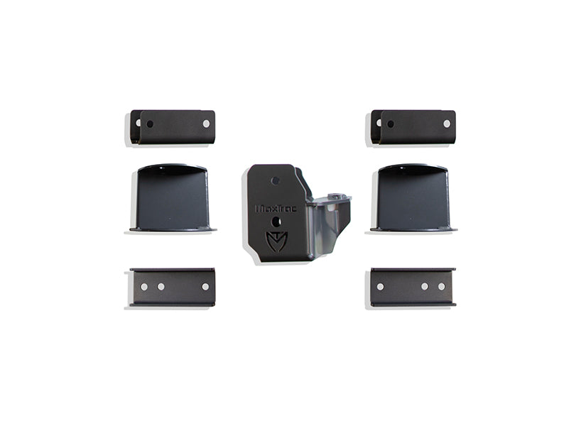 Component Box for MaxTrac 5.5" Rear Lift Kit — Grey Powdercoat — 4WD, Factory Rear Air Ride — 2014-2026 Ram 2500 (907255A)