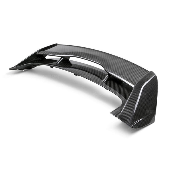 Seibon Aileron arrière en fibre de carbone 2015-2017 Ford Focus ST/RS Hatchback (3e feu de freinage non inclus)