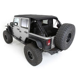 Smittybilt 2007-2018 Wrangler 4Dr Bowless Combo Top Kit with Tinted Windows/Black Diamond