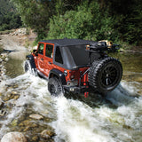 Smittybilt 2007-2018 Wrangler 4Dr Bowless Combo Top Kit with Tinted Windows/Black Diamond