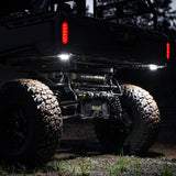 KC Hilites Cyclone V2 Led Rock Light 6Light System Clear 5W Flood Beam