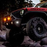KC Hilites Cyclone V2 Led Rock Light 6Light System Clear 5W Flood Beam