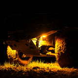 KC Hilites Cyclone V2 Led Rock Light 6Light System Amber 5W Flood Beam