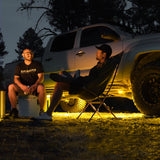 KC Hilites Cyclone V2 Led Rock Light 6Light System Amber 5W Flood Beam