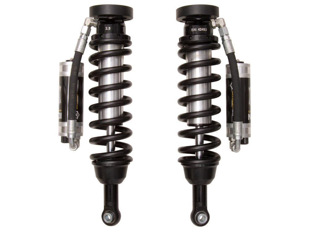 ICON 2011-2022 Ford Ranger T6, Front, 1-3” Lift, V.S. 2.5 Series Coilover Kit, Remote Reservoir w/ CDCV