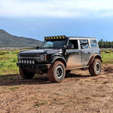KC Hilites 2021+ Bronco Led 39In 6Light Combo Bumper System Black